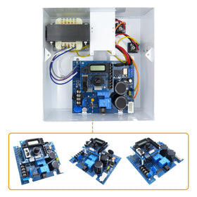 QIQIBABA GLX-PCB-RITE in-use scene showing steady pool chlorination operation.