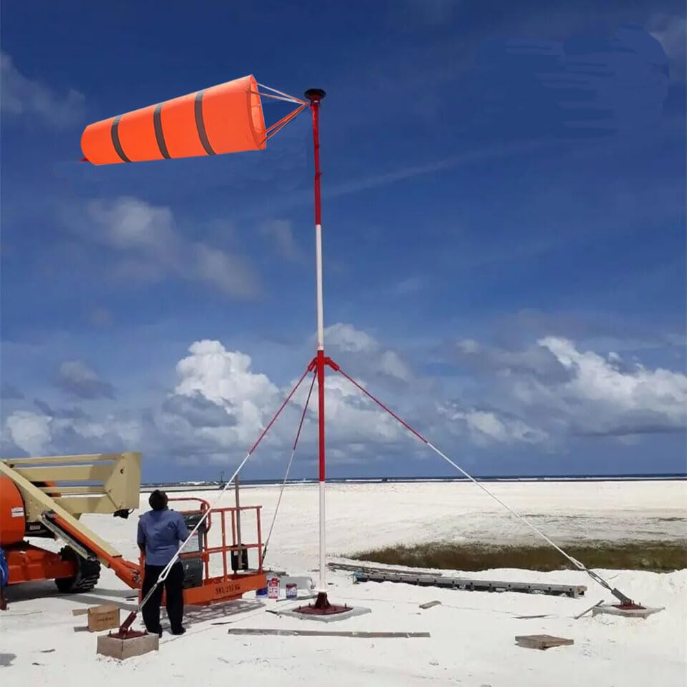 Qishi rip-stop nylon windsock close-up for durability