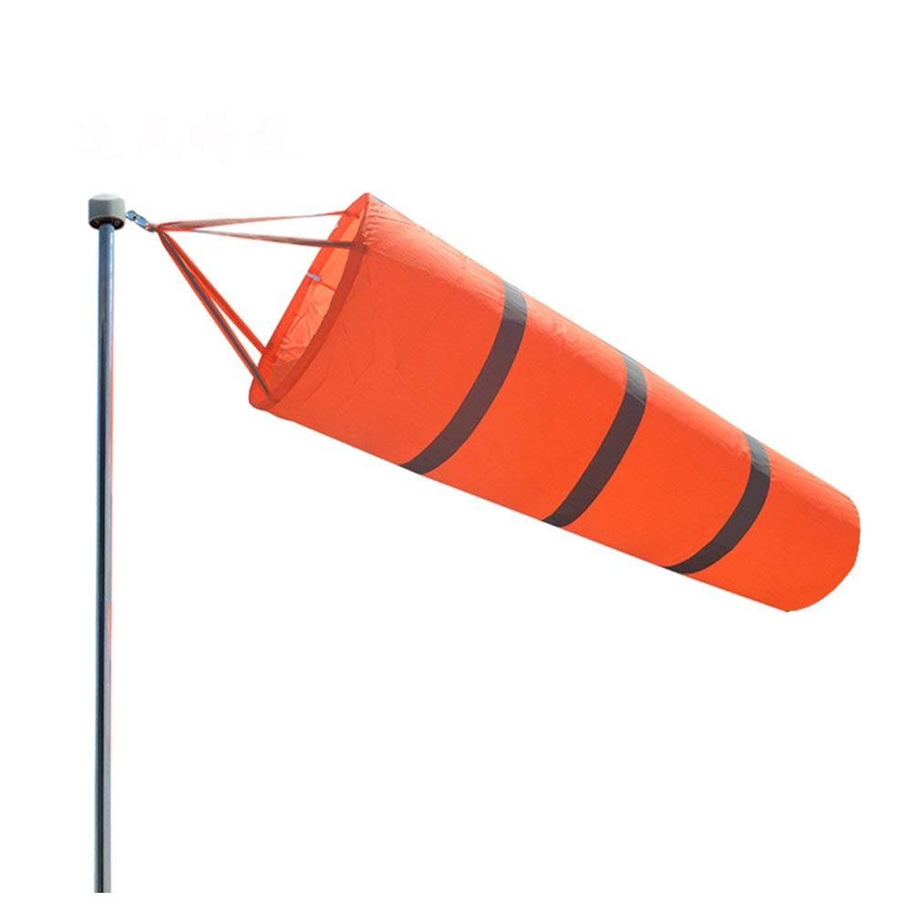 Qishi airport windsock rainbow image showing visibility for wind observation