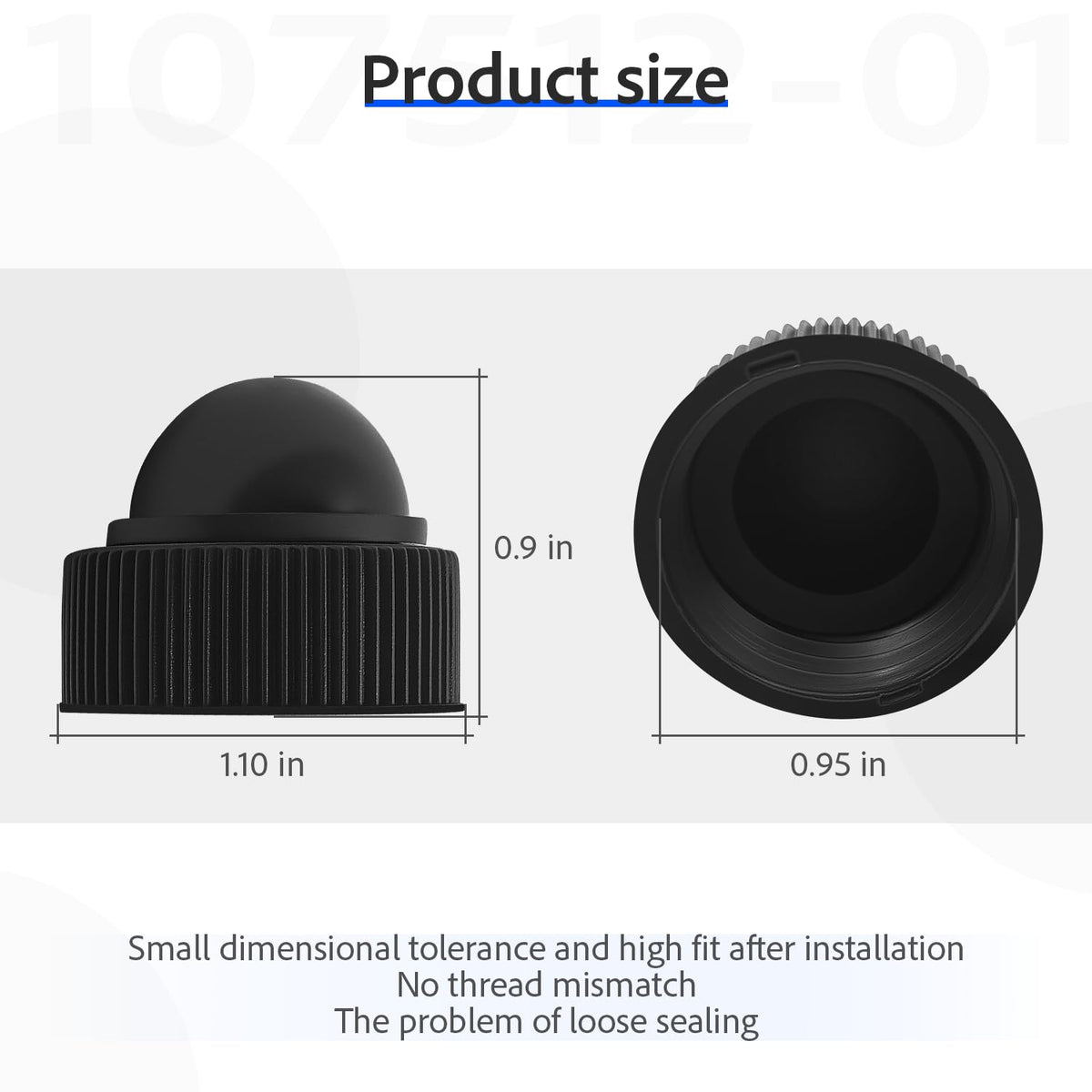 Qissiq cap/bulb assembly Remington 107512-01 view for compatibility