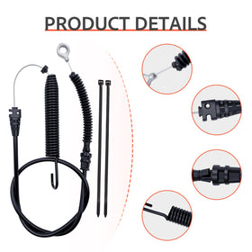 Qissiq premium lawn mower cable replacement boosts smooth deck operation.
