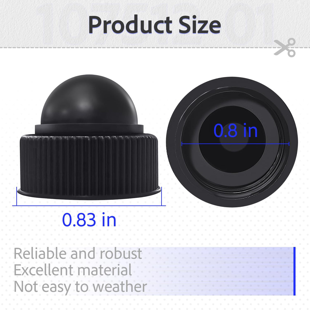 Qissiq pack-of-2 cap-bulb assembly ready for quick replacement.