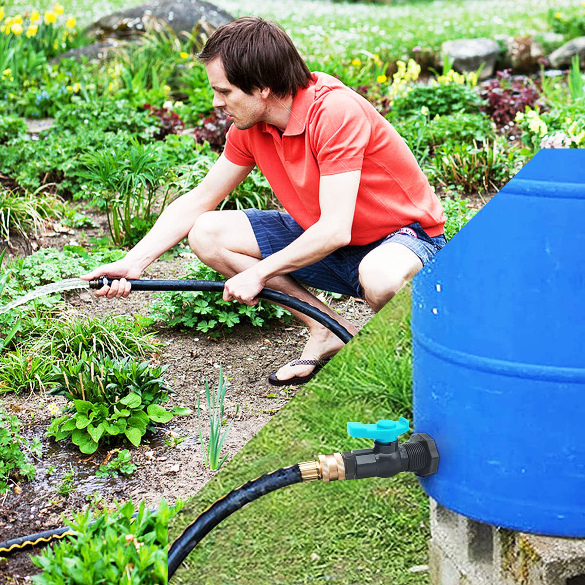 Qitdathn durable pvc spigot kit ready for year-round irrigation