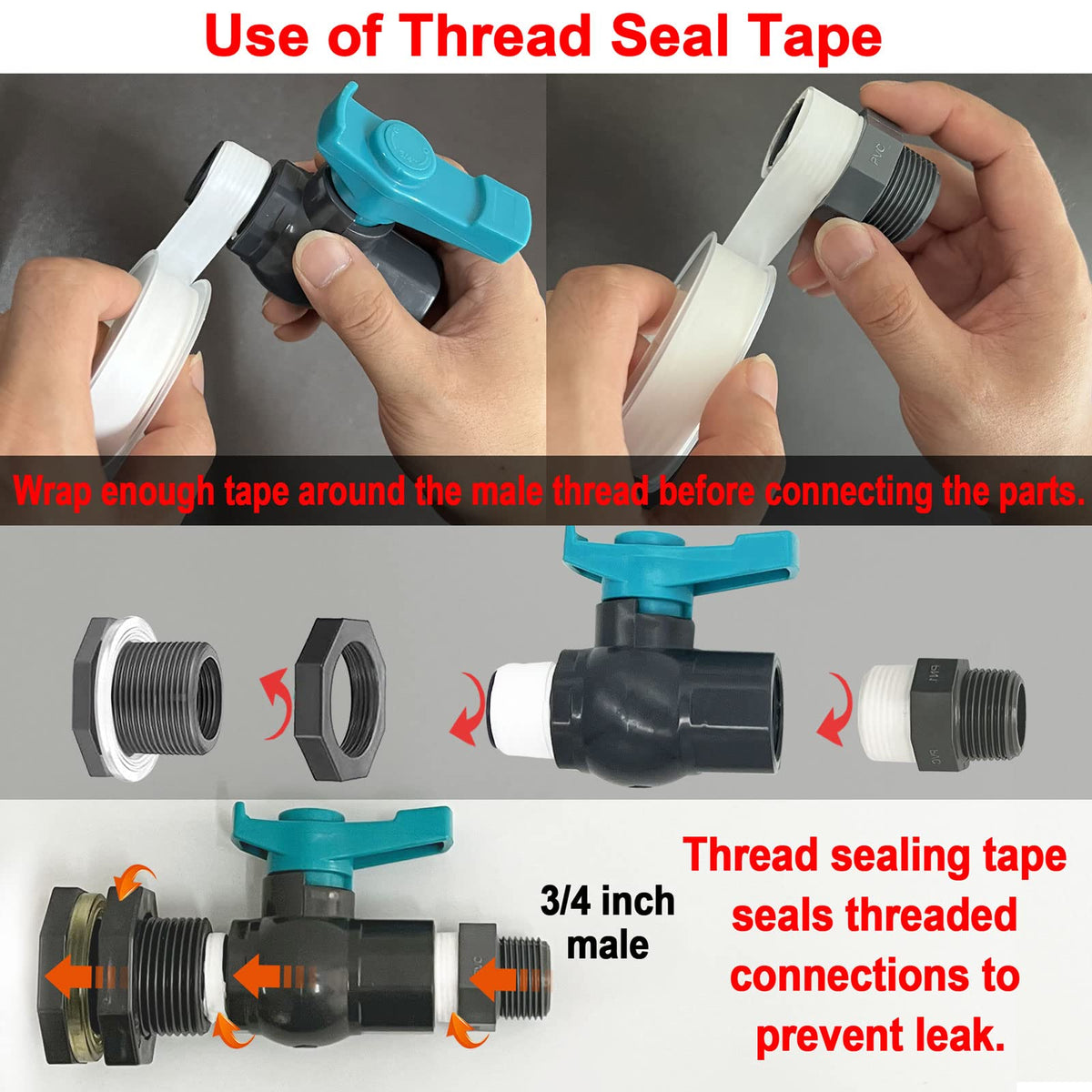 Qitdathn hole saw 38mm included for clean bulkhead mounting