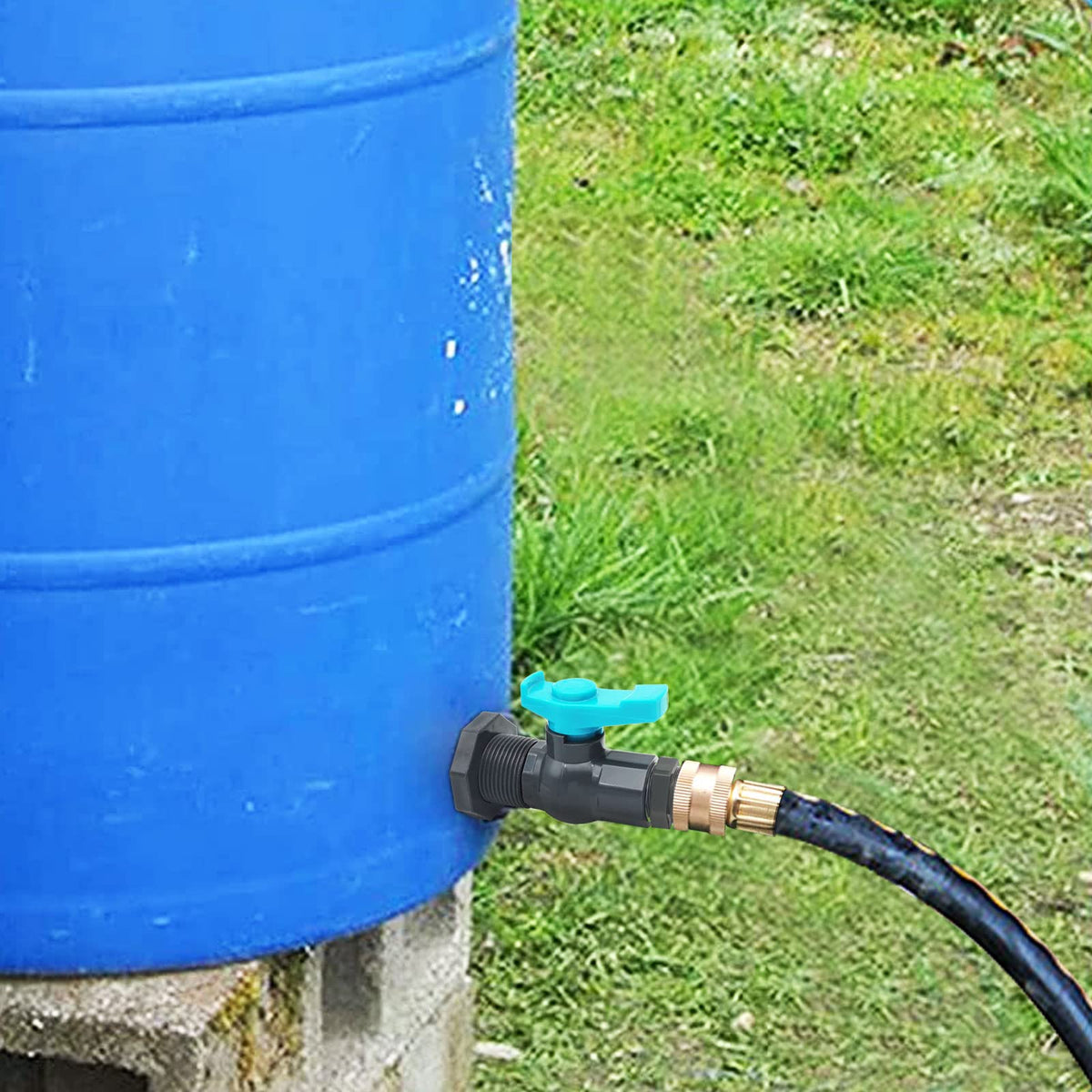 Qitdathn pvc ball valve spigot for reliable water control without tools