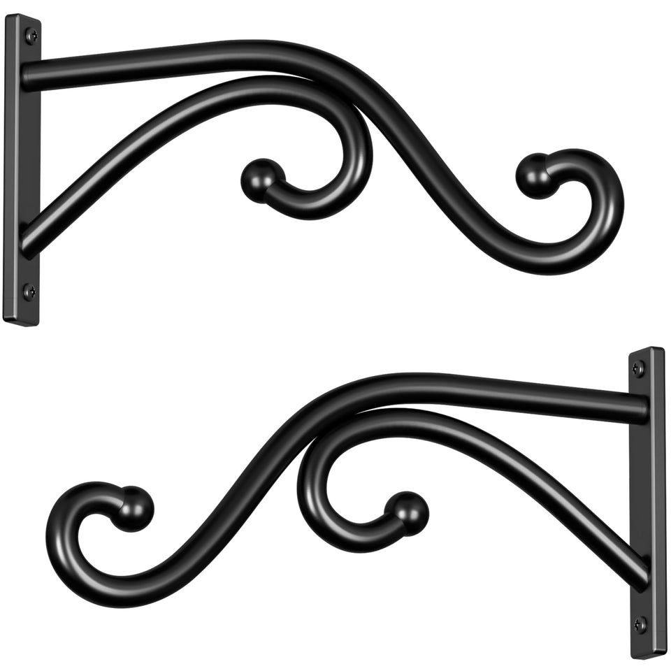 Qiuzido 8-inch plant hanger on wall hook holding a fern indoors