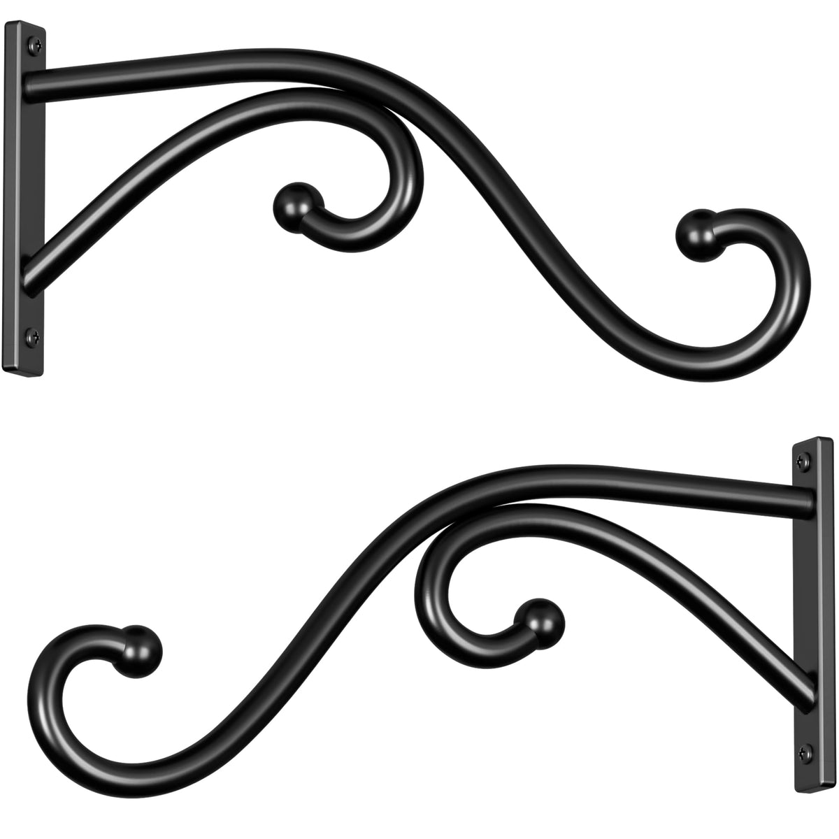Qiuzido plant hook 10inch curved design ideal for indoor plant displays.