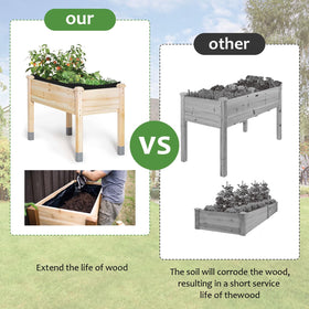 Qivine large vegetable tank liner fitting big raised beds