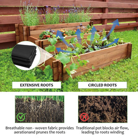 Qivine versatile liner for patios, balconies, and garden projects