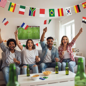 qiyeyeye world flags ideal for sports viewing parties