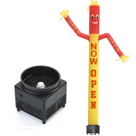 QIZRON 6ft inflatable tube dancer with built-in blower attracts crowds at events.