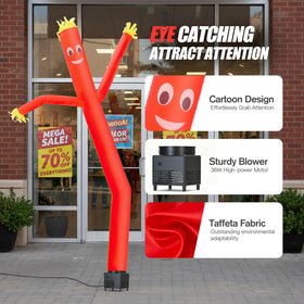 QIZRON inflatable dancer with built-in blower for quick setup