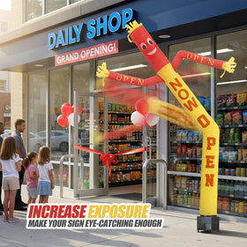 QIZRON promotional inflatable dances attract customers and boost photo opportunities.