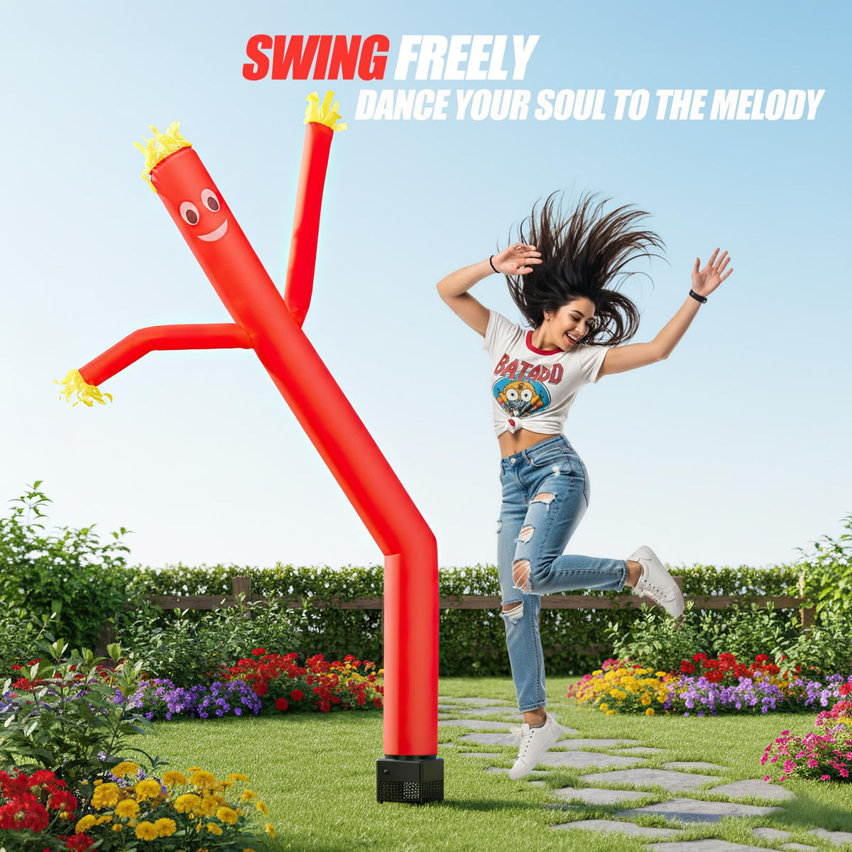 QIZRON inflatable dancer for storefront promotions