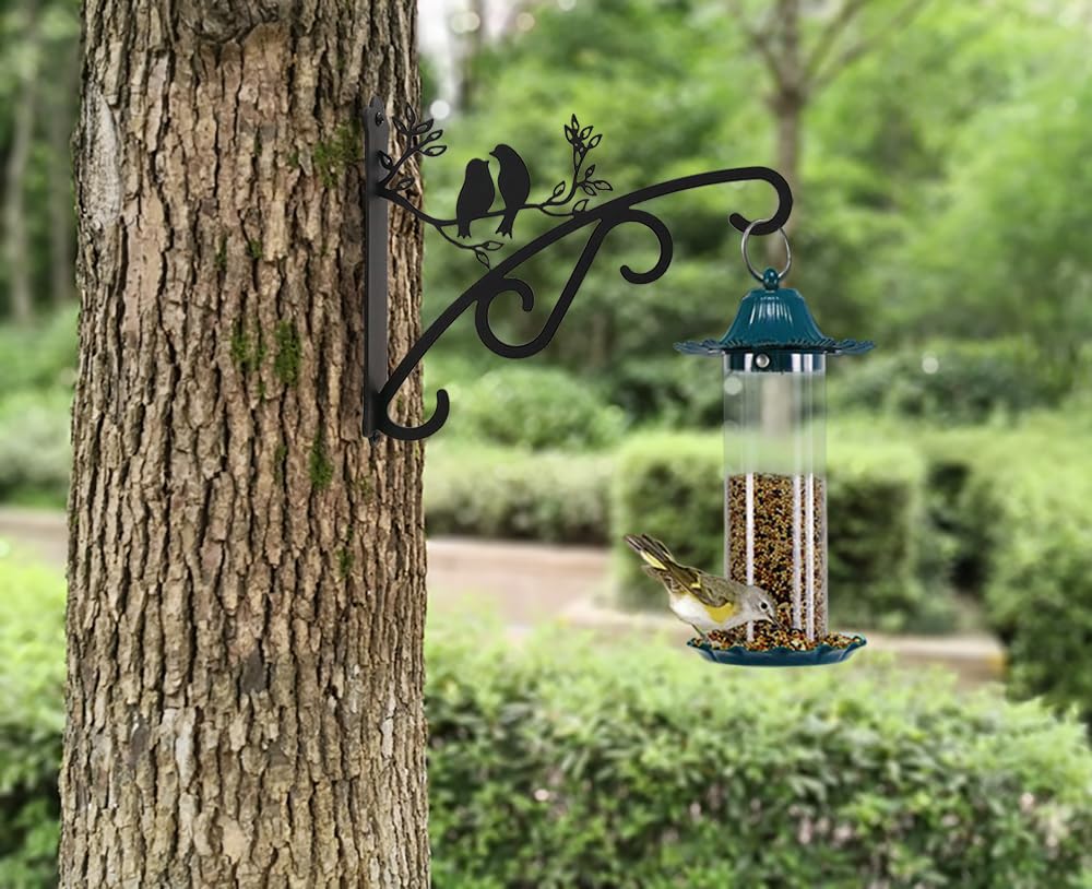 Qktxktzy arc-design bird feeder hanger adds charm to trees
