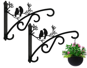 Qktxktzy heavy-duty outdoor 8-inch plant bracket for sturdy garden displays