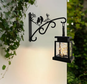 Qktxktzy lantern and plant hanger for patio decor and ambiance