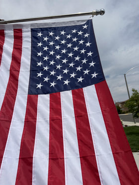QLASH outdoor flag suitable for home, garden, or patio display