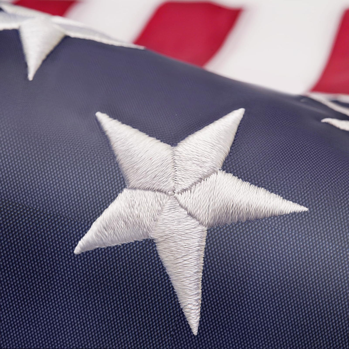 QLASH US flag 2x3ft with embroidered stars for durable outdoor use