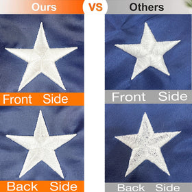 QLASH flag fade-resistant UV protection for vivid colors outdoors