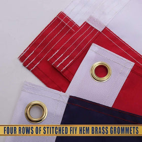 QLASH US flag reinforced fly end with Oxford fabric for longevity