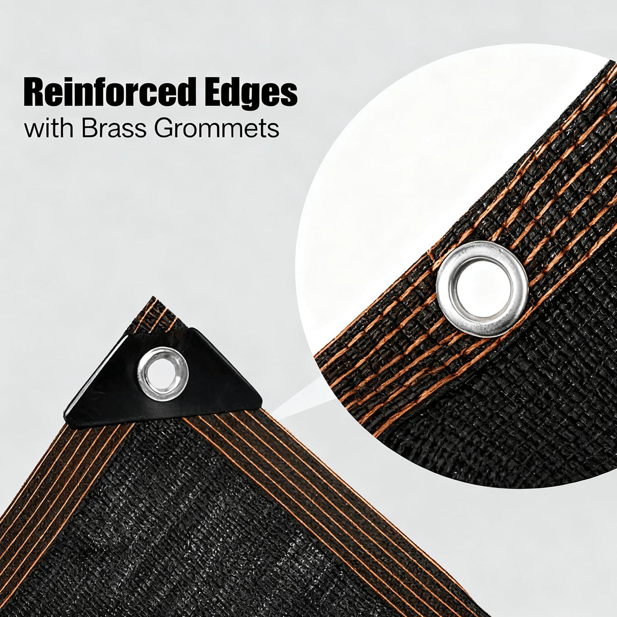 QLOFEI breathable shade cloth keeps air fresh on sunny days.