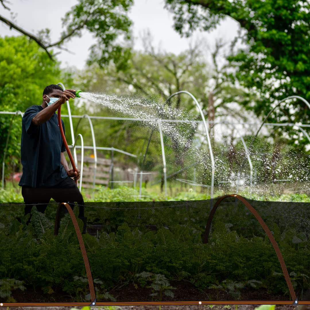 QLOFEI shade cloth is easy to clean with a garden hose.