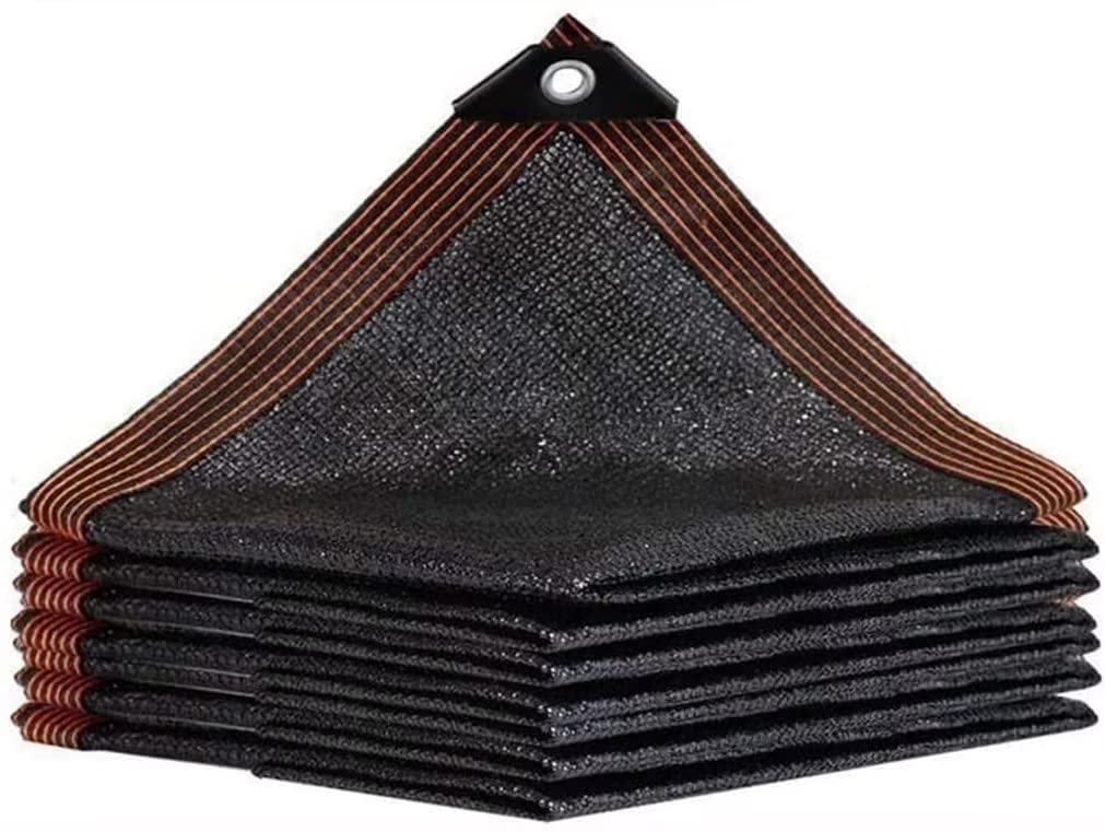QLOFEI shade cloth over garden beds reduces sun exposure while allowing airflow.
