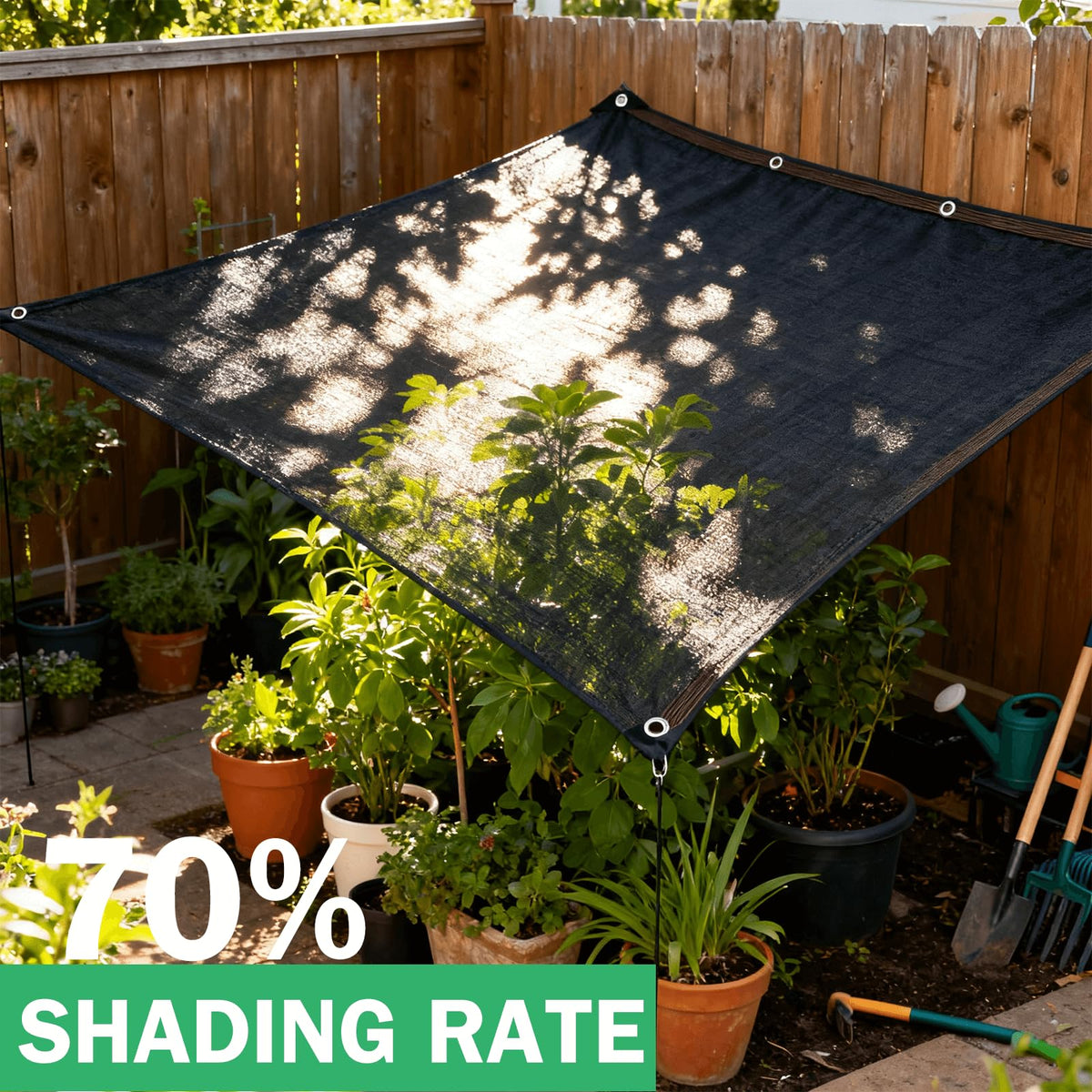 QLOFEI greenhouse shade cloth helps protect delicate plants.