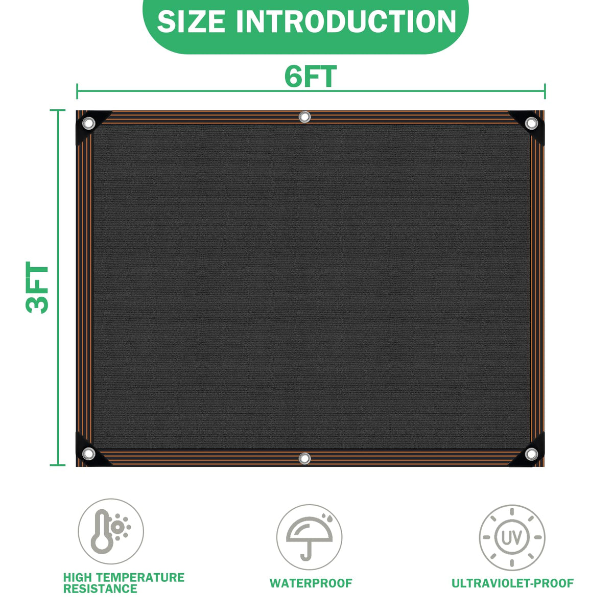 QLOFEI shade cloth protects kennel area with privacy and shade for pets.