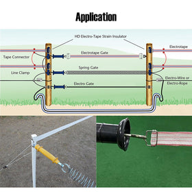 QMARK durable structure steel splicer maintains fence integrity in wind