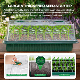 Qmioti digital heat mat provides consistent warmth for seed starting