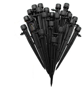 QMOEH adjustable irrigation drippers front view for precise plant watering