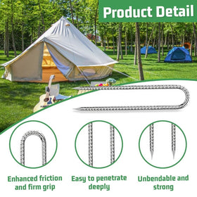 QNLONG Portable Outdoor Stake ideal for camping and gardening tasks.
