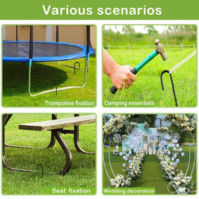 QNLONG Quality ground stake offers reliable support on varied terrains.