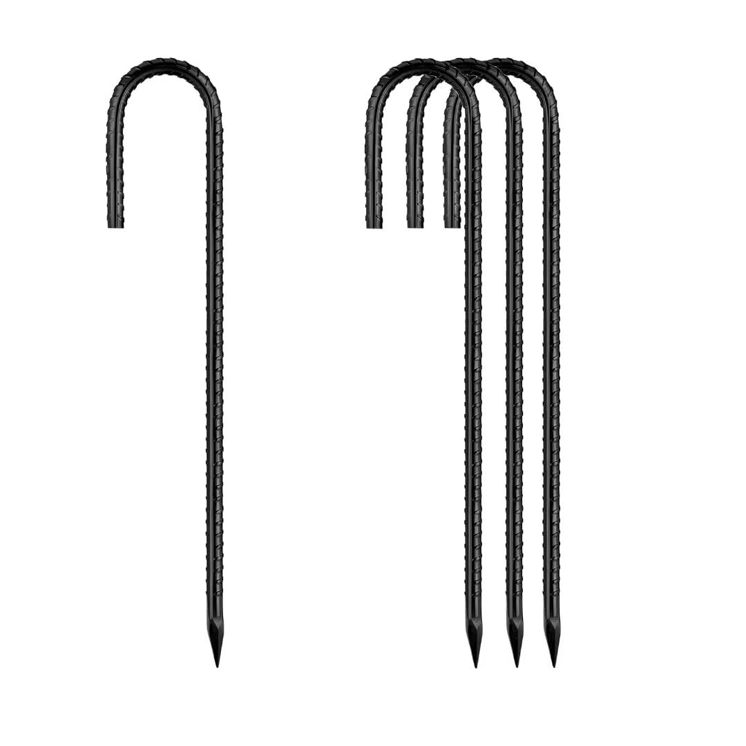 QNLONG Rebar Stake 12-inch packaging ready for quick outdoor setup.