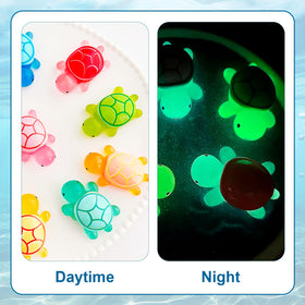 Qoncosy resin turtle figures sized 0.8 inches for tiny terrarium accents.