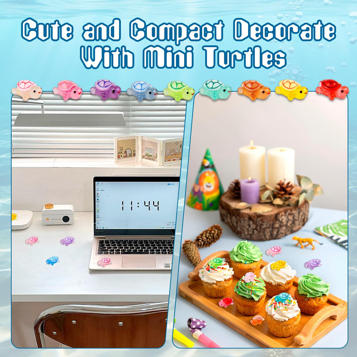 Qoncosy durable resin turtles withstand indoor and outdoor use.