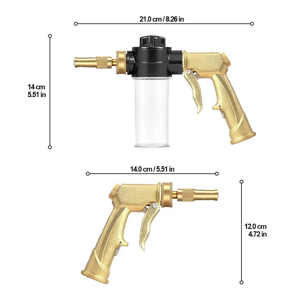 QonSaSiao durable brass construction withstands frequent cleaning