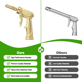 QonSaSiao rotating spray pattern showing versatile options
