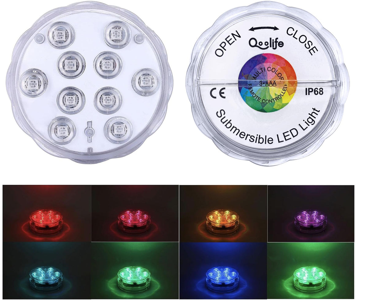 Qoolife remote-controlled lighting for party mood lighting