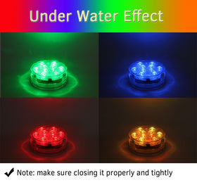 Qoolife pool light 2.7-inch diameter for tight installations