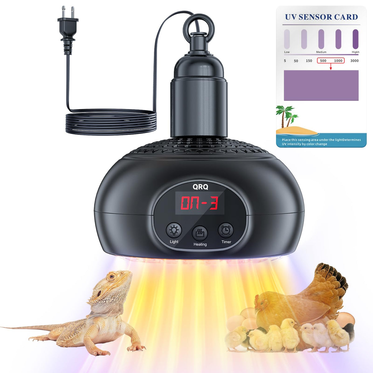 QRQ chicken coop heater mounted for easy, safe warmth in outdoor coops.