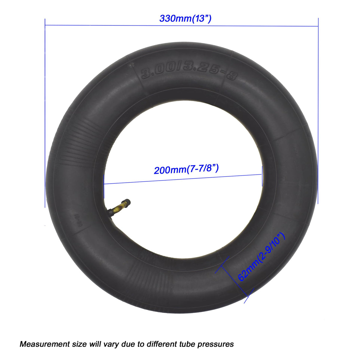 QsEzDo TR87 valve stem supports easy inflation and a secure seal