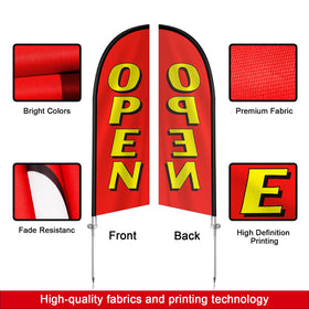 QSUM ground spike and carrying bag simplify portable promotions.