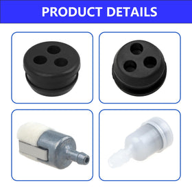 Qtcial Repower dual-size tank grommets fit 18mm and 20mm.