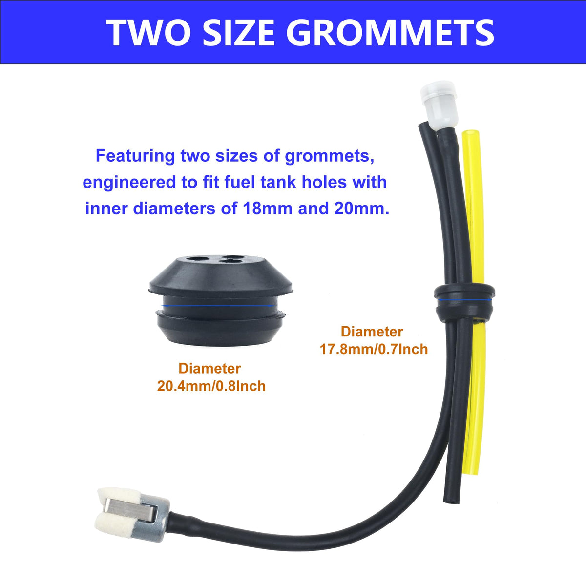 Qtcial Repower fuel filter component ready for easy replacement.