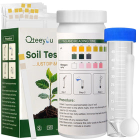 Qteeyou soil test kit front view for quick at-home pH and nitrogen checks.