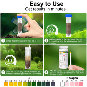Qteeyou test tube with scale helps precise sample measurement.