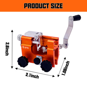QTG sharpener with adjustable clamp enables easy field maintenance